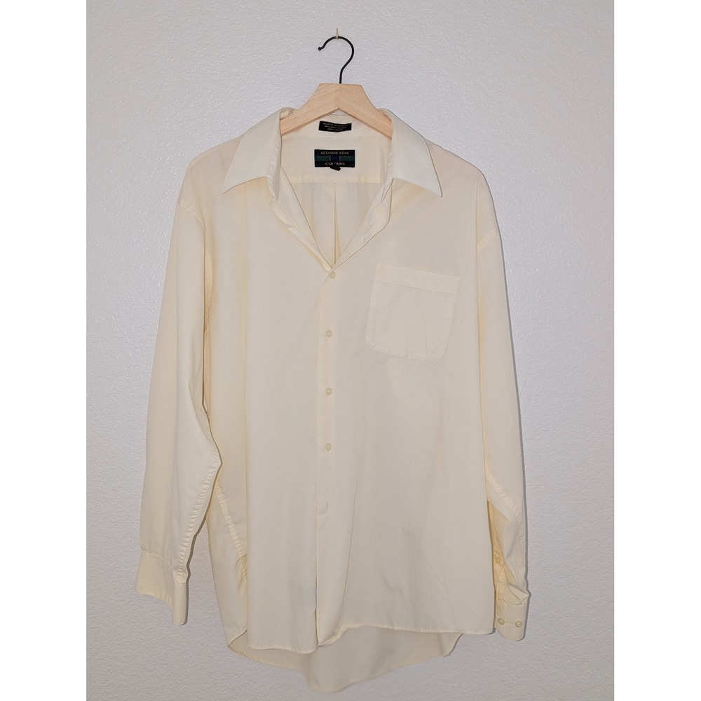 Alexander Julian Mens Yellow Button Down XL‎